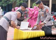 Kapolres Polman Pimpin Sertijab Pejabat Utama, Kompol Restu Indra Jadi Wakapolres Baru