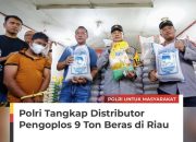 Polda Riau Bongkar Pengoplosan Beras, 9 Ton Disita