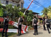 Sambut HUT Ke-80, Patmor Polresta Mamuju Turun ke Jalan Ajak Warga Kibarkan Merah Putih
