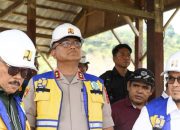Kapolda Sulbar Tinjau Proyek Bendungan Budong-Budong