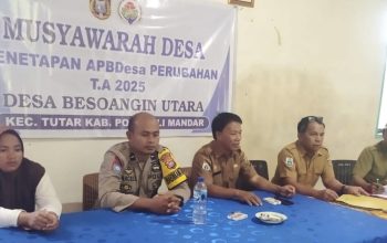 Musrenbang Desa Besoangin Utara Tetapkan RKPDes 2026, Bhabinkamtibmas Ajak Warga Aktif Berpartisipasi