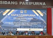 Interupsi Warnai Paripurna DPRD Polman: Bupati Sampaikan Penjelasan Tiga Raperda Penting