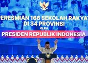 Presiden Prabowo Resmikan 166 Sekolah Rakyat, Tegaskan Keberanian Negara Ubah Nasib Anak Bangsa