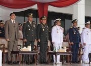 Menhan Sjafrie Hadiri Upacara Prasetya Perwira Prajurit Karier TNI Program Khusus TA 2026