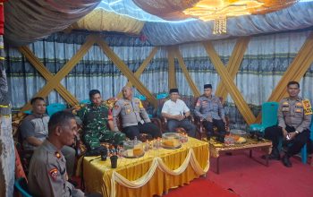 Dandim 1402/Polman Pantau Kamtibmas Jelang Lebaran Lewat Vicon Kapolri dan Panglima TNI
