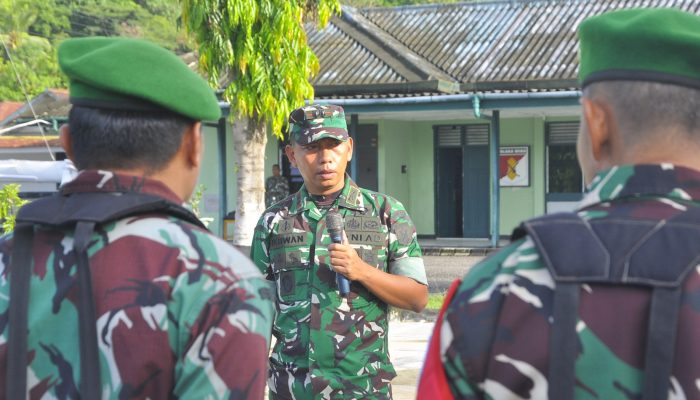 Dandim 1402/Polman Kerahkan Babinsa Amankan Objek Wisata Selama Libur Lebaran