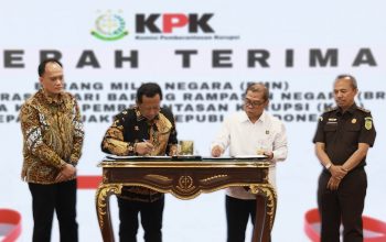 KPK Serahkan Aset Rampasan Korupsi Rp20 Miliar ke Kejaksaan Agung