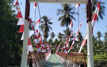 Pangdam XXIII/Palaka Wira Resmikan Jembatan Perintis Garuda, Buka Akses Baru Warga Polman