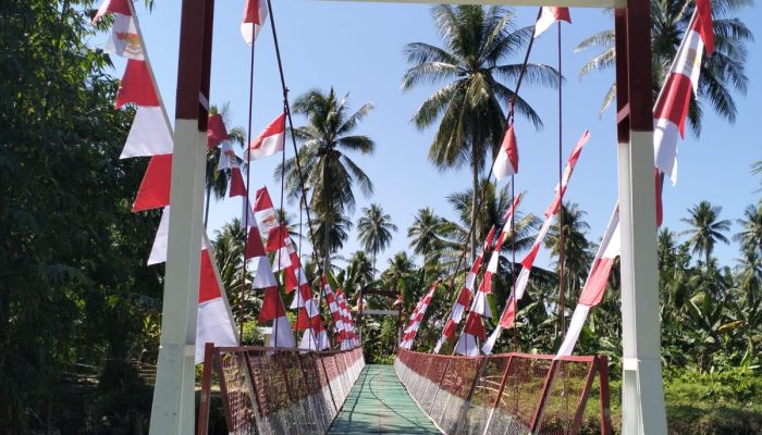 Pangdam XXIII/Palaka Wira Resmikan Jembatan Perintis Garuda, Buka Akses Baru Warga Polman