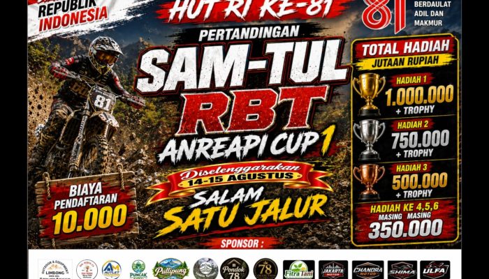 RBT Anreapi Cup 1 – Pertandingan Sambung Tulang (SAM-TUL)